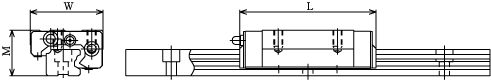 Линейные направляющие (рельсовые) THK GSR 35T LM THK