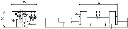 Линейные направляющие (рельсовые) THK GSR 20V LM THK