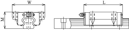 Линейные направляющие (рельсовые) THK HSR 65CA LM THK
