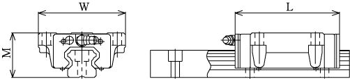 Линейные направляющие (рельсовые) THK HSR 20M1B LM THK