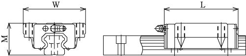 Линейные направляющие (рельсовые) THK HSR 20M2A LM THK