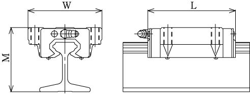 Линейные направляющие (рельсовые) THK JR 25A LM THK
