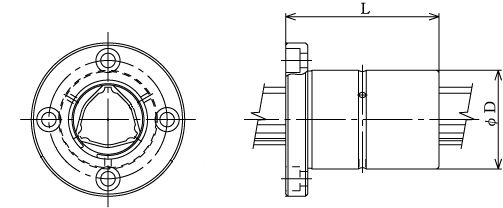 Линейные направляющие (рельсовые) THK LBF 40 LM THK