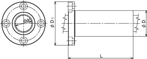 Линейные направляющие (рельсовые) THK LMF 10L LM THK