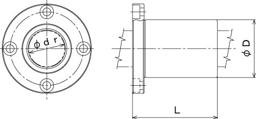 Линейные направляющие (рельсовые) THK LMF 10 LM THK