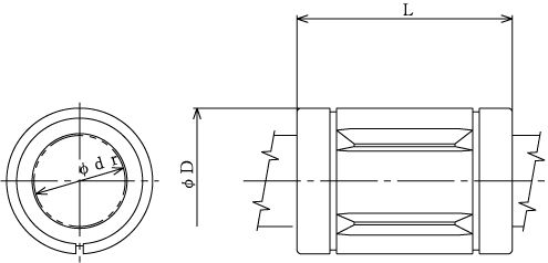 Линейные направляющие (рельсовые) THK LM 20GA-AJ LM THK