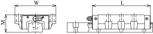 Линейные направляющие (рельсовые) THK NR 35LB LM THK