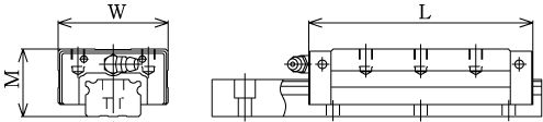 Линейные направляющие (рельсовые) THK NRS 45LR LM THK