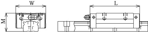 Линейные направляющие (рельсовые) THK NRS 25XR LM THK