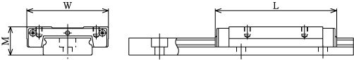 Линейные направляющие (рельсовые) THK RSR 15M1WV LM THK