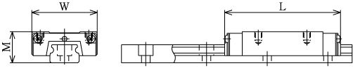Линейные направляющие (рельсовые) THK RSR 12N LM THK