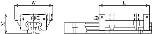 Линейные направляющие (рельсовые) THK SHS 55C LM THK