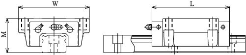 Линейные направляющие (рельсовые) THK SNR 55CH LM THK
