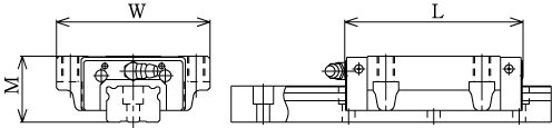 Линейные направляющие (рельсовые) THK SNS 55C LM THK