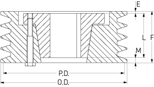 Шкив SKF PHP 8-5V800-E