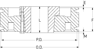 Шкив SKF PHP 2-C300-F