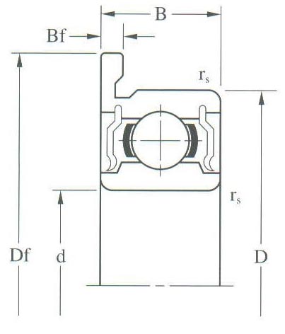 Подшипник F6703ZZS EZO