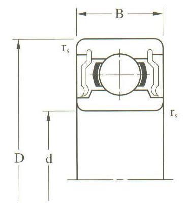 Подшипник 6006ZZ EZO