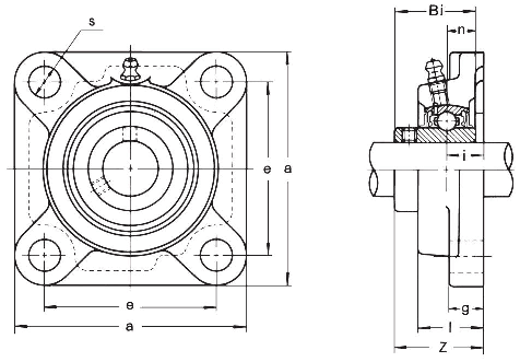 Подшипниковый узел UCF 318 Askubal