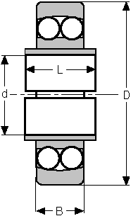 Подшипник 11507 CONSOLIDATED BEARING