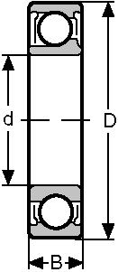Подшипник 307-ZZ CONSOLIDATED BEARING
