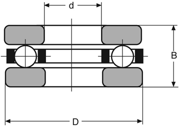 Подшипник F2X-7 CONSOLIDATED BEARING