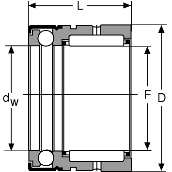 Подшипник NX-35-Z CONSOLIDATED BEARING