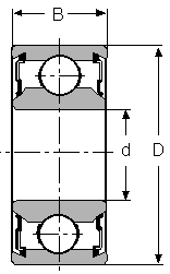 Подшипник S-3613-ZZ CONSOLIDATED BEARING