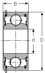 Подшипник S-3510-ZZNR CONSOLIDATED BEARING