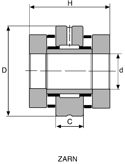 Подшипник ZARN 4580 CONSOLIDATED BEARING
