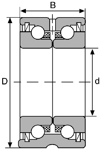Подшипник ZKLN 4090-ZZ CONSOLIDATED BEARING