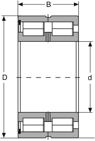 Подшипник NNCF-4918-V CONSOLIDATED BEARING