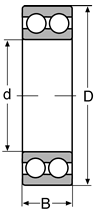Подшипник 4212 CONSOLIDATED BEARING