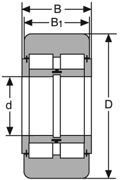 Подшипник NNTR-60-2RSX CONSOLIDATED BEARING
