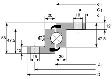 Подшипник VLU 20 0844 CONSOLIDATED BEARING