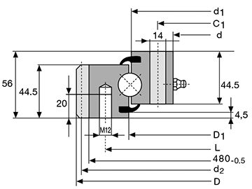 Подшипник VSA 20 0844 CONSOLIDATED BEARING