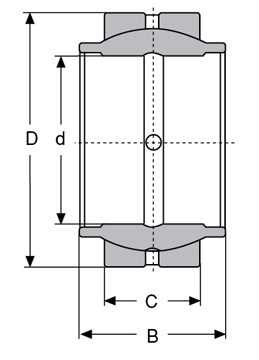 Подшипник GE-100 LO CONSOLIDATED BEARING