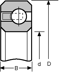 Подшипник KB-100 CPO CONSOLIDATED BEARING