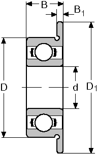 Подшипник F63803 CONSOLIDATED BEARING