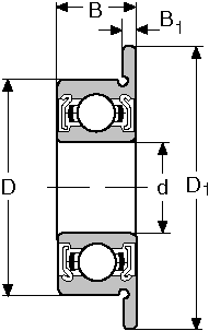 Подшипник F61906-ZZ CONSOLIDATED BEARING
