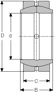 Подшипник GE-100-ES CONSOLIDATED BEARING