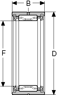 Подшипник MR-40-2RS CONSOLIDATED BEARING