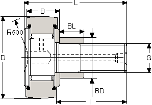 Подшипник KRE-22-2RS CONSOLIDATED BEARING