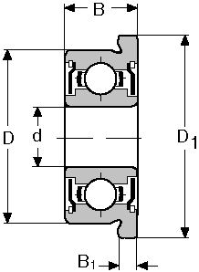 Подшипник F-606-ZZ CONSOLIDATED BEARING
