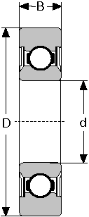 Подшипник 361200-2RSX CONSOLIDATED BEARING