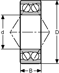 Подшипник 5306 CONSOLIDATED BEARING