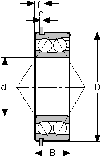 Подшипник 5212-NR CONSOLIDATED BEARING