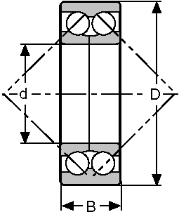 Подшипник 3305-DA CONSOLIDATED BEARING