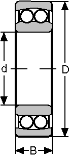 Подшипник 2214-2RS CONSOLIDATED BEARING