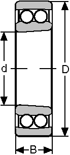Подшипник 2305-K2RS CONSOLIDATED BEARING
